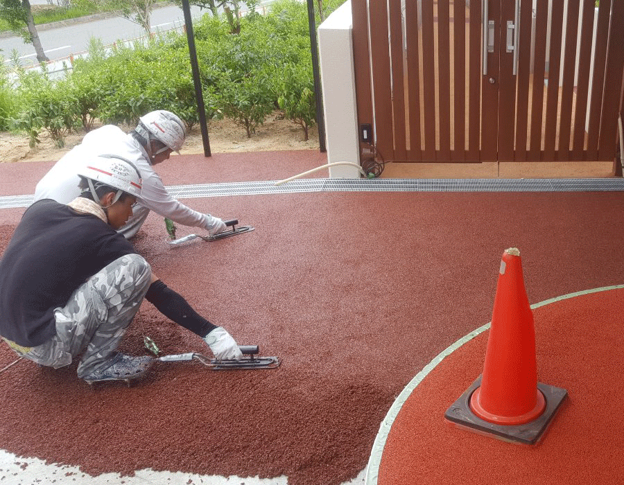 エントランス部分の改修